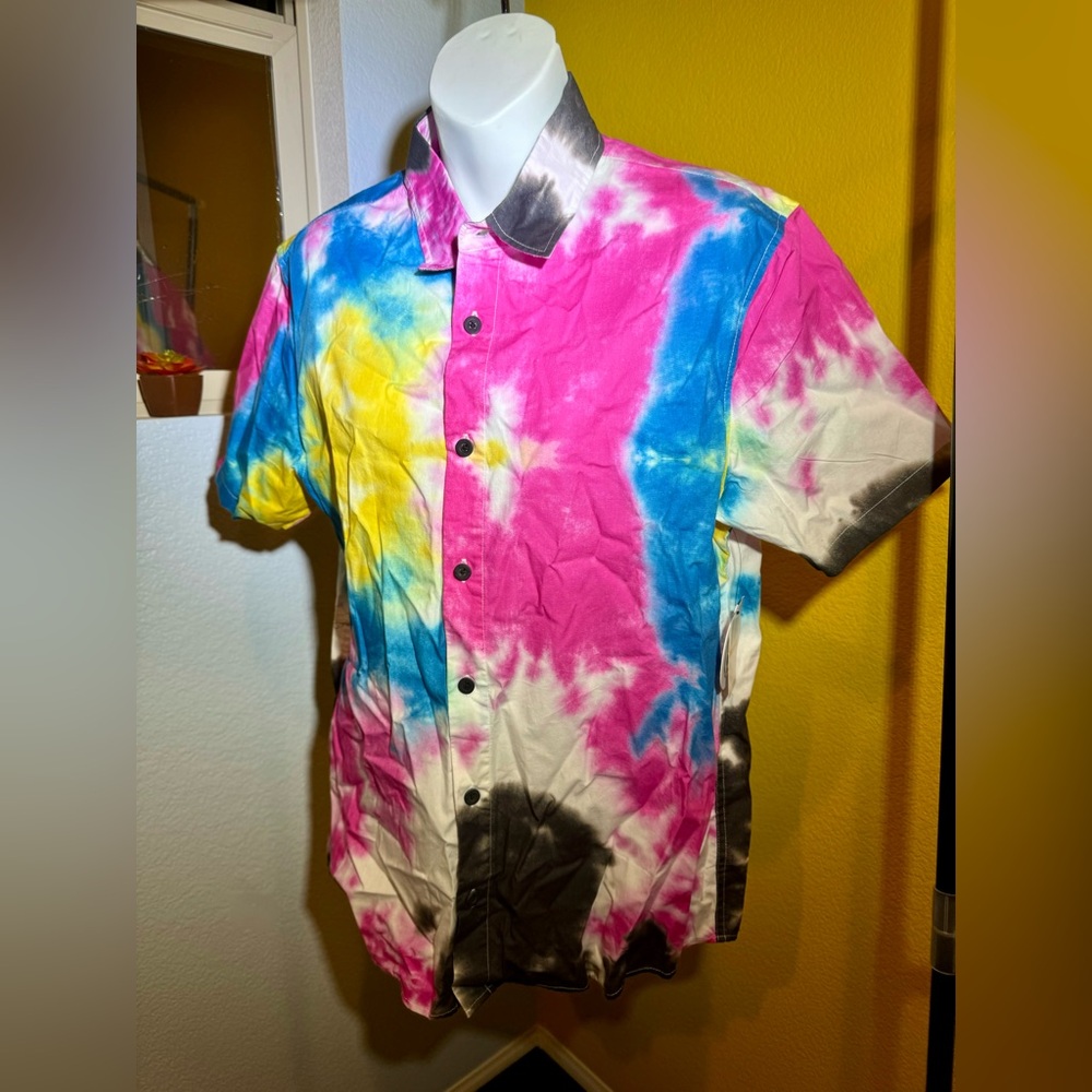 Neff Tie Dye Collar Men’s Shirt